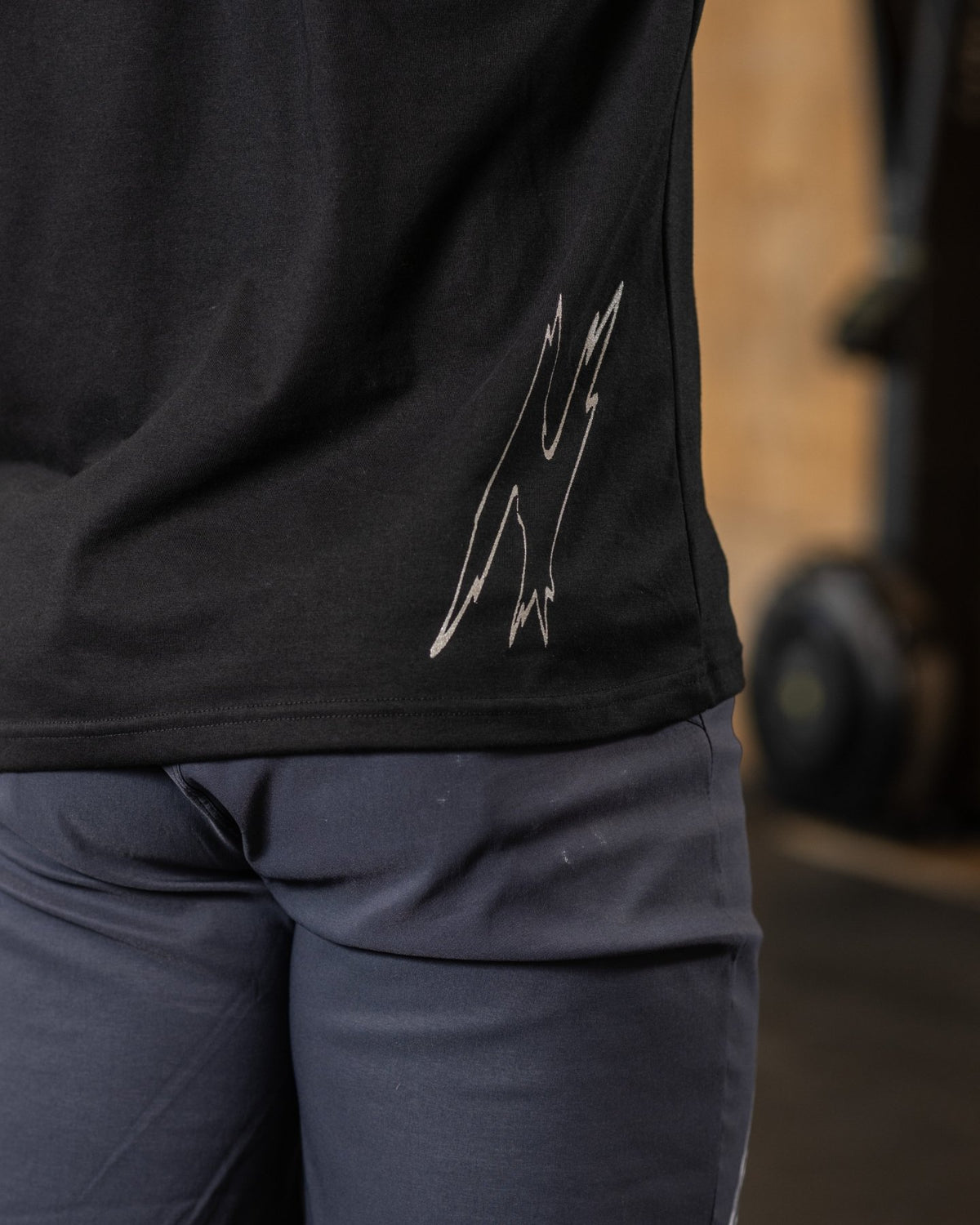 Polera Deportiva Hombre Negra - Bestia Outfitters