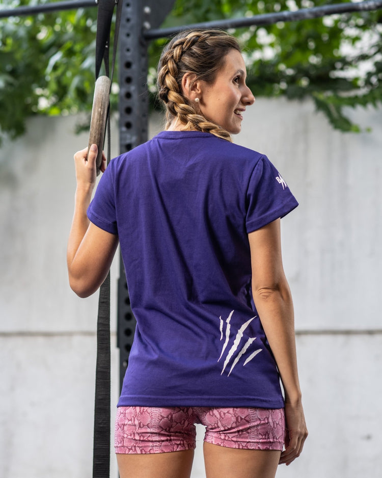 Polera Deportiva Mujer Morada - Bestia Outfitters