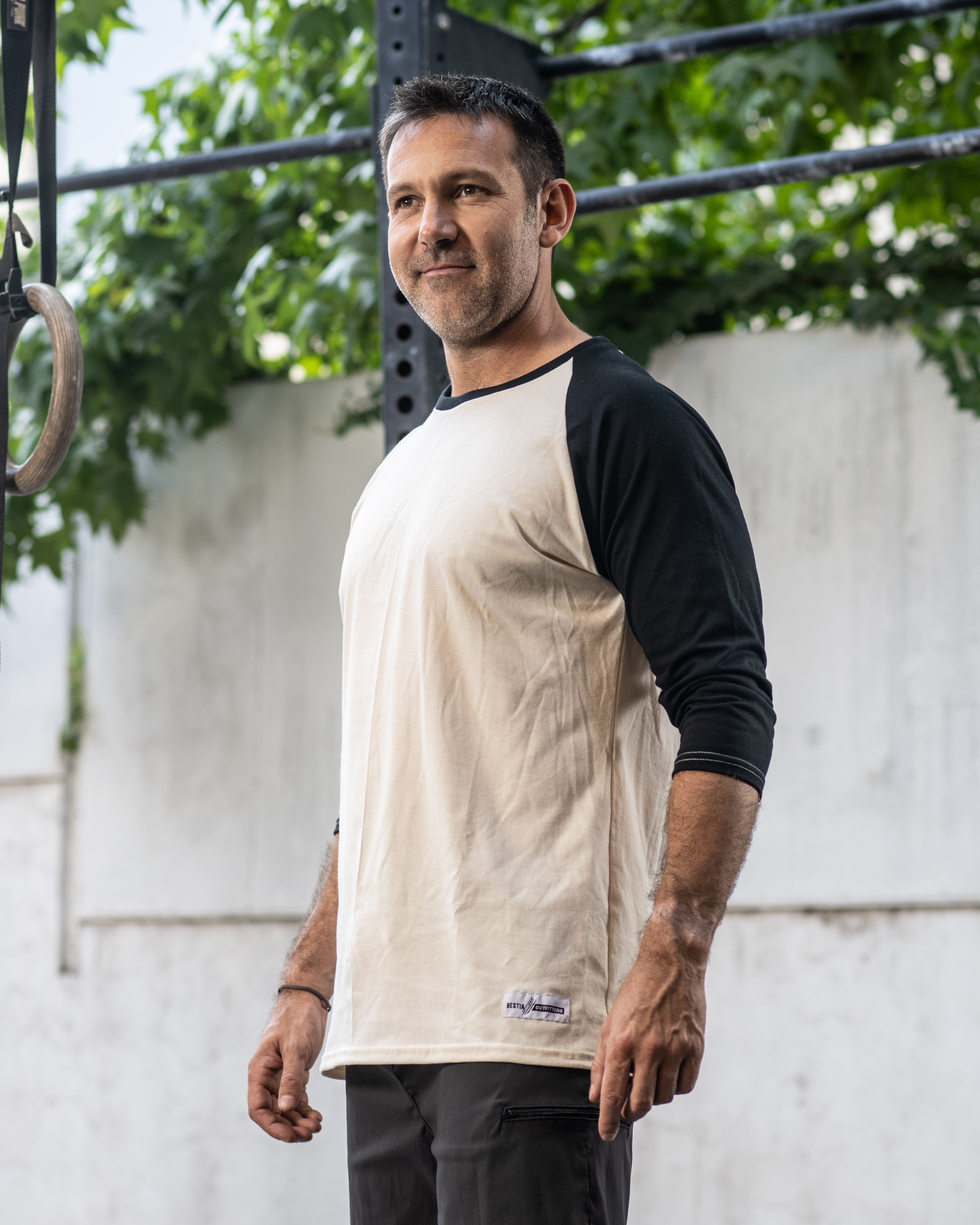 Polera Deportiva Hombre Manga 3/4 Arena - Bestia Outfitters