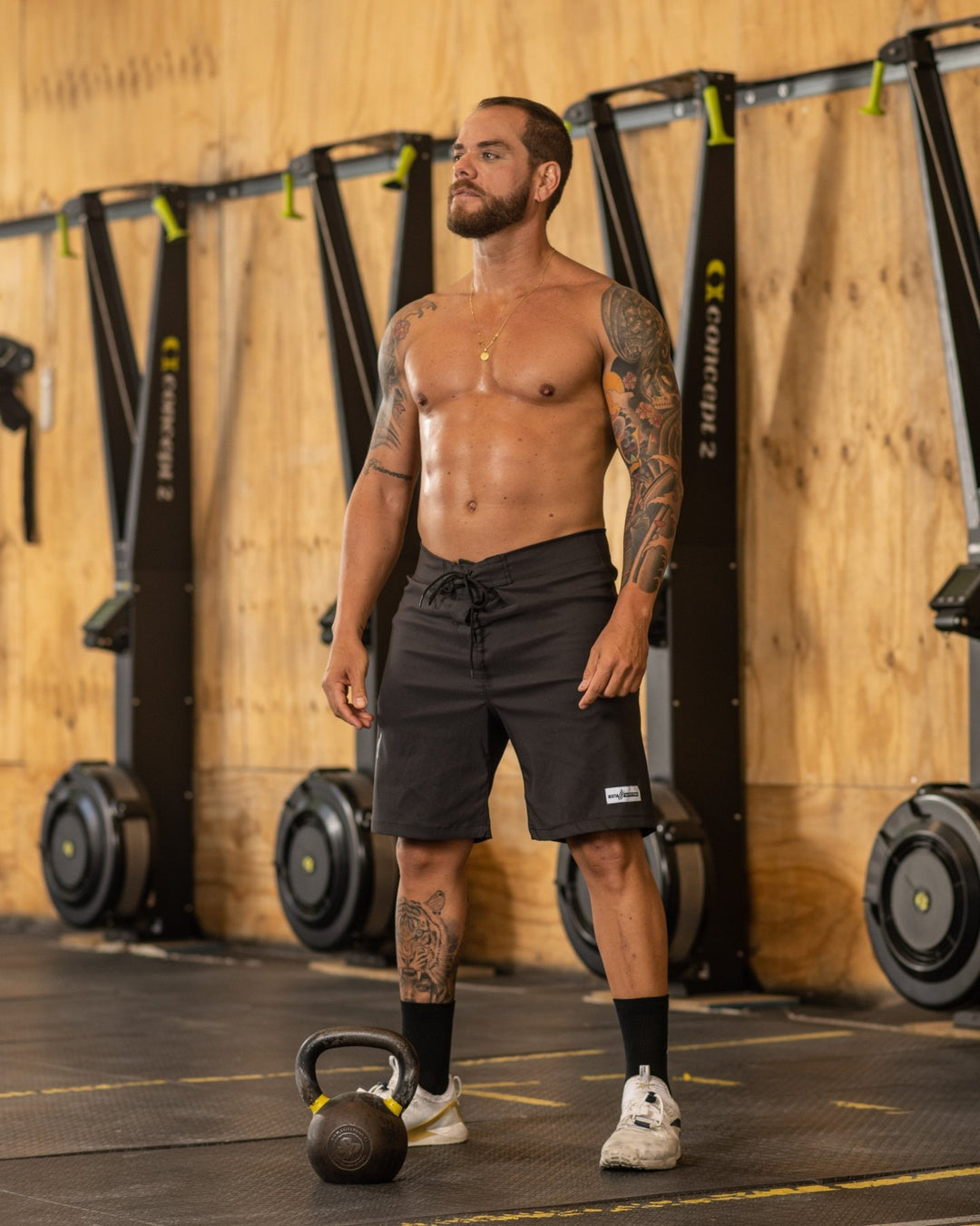 Short Deportivo Hombre Negro - Bestia Outfitters