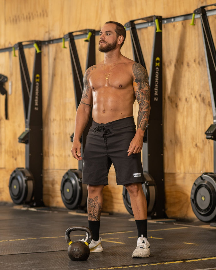Short Deportivo Hombre Negro - Bestia Outfitters